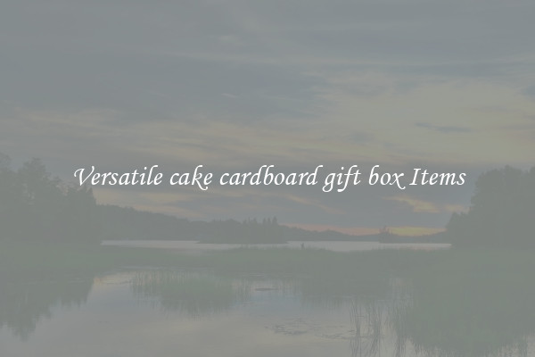 Versatile cake cardboard gift box Items
