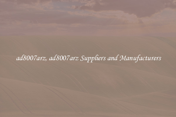 ad8007arz, ad8007arz Suppliers and Manufacturers