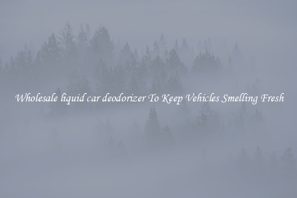 Wholesale liquid car deodorizer To Keep Vehicles Smelling Fresh