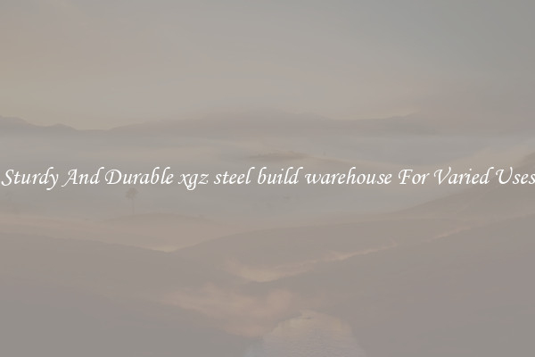Sturdy And Durable xgz steel build warehouse For Varied Uses