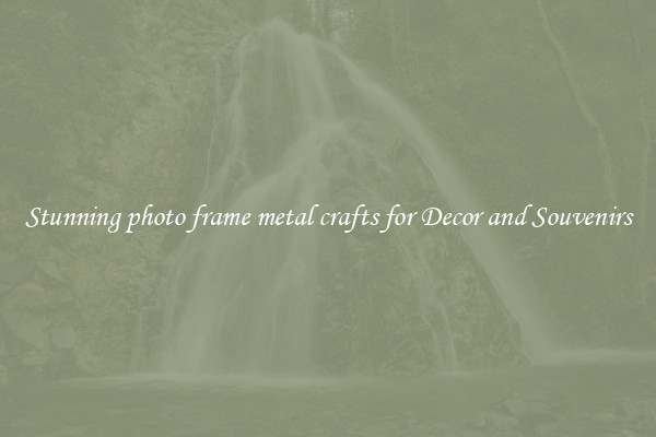 Stunning photo frame metal crafts for Decor and Souvenirs