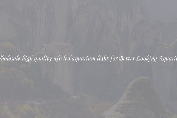 Wholesale high quality ufo led aquarium light for Better Looking Aquarium