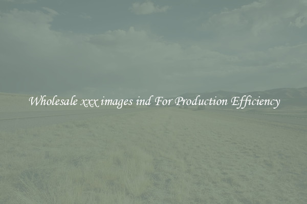 Wholesale xxx images ind For Production Efficiency