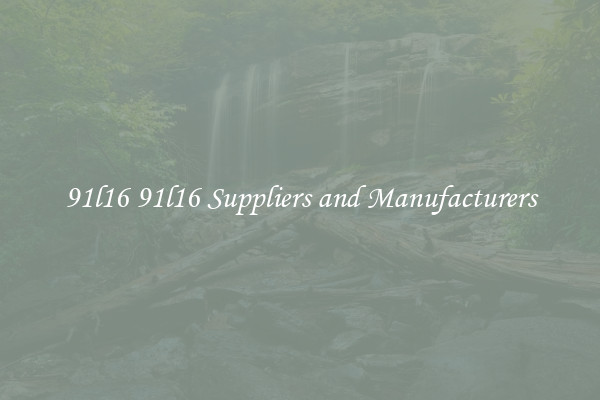91l16 91l16 Suppliers and Manufacturers
