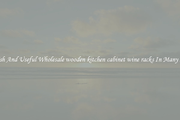 Stylish And Useful Wholesale wooden kitchen cabinet wine racks In Many Sizes