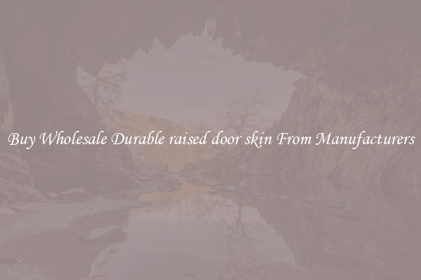 Buy Wholesale Durable raised door skin From Manufacturers